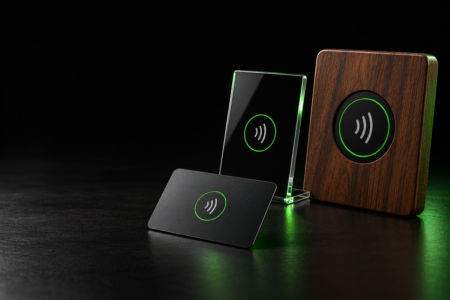 A collection of Magictap NFC and QR products